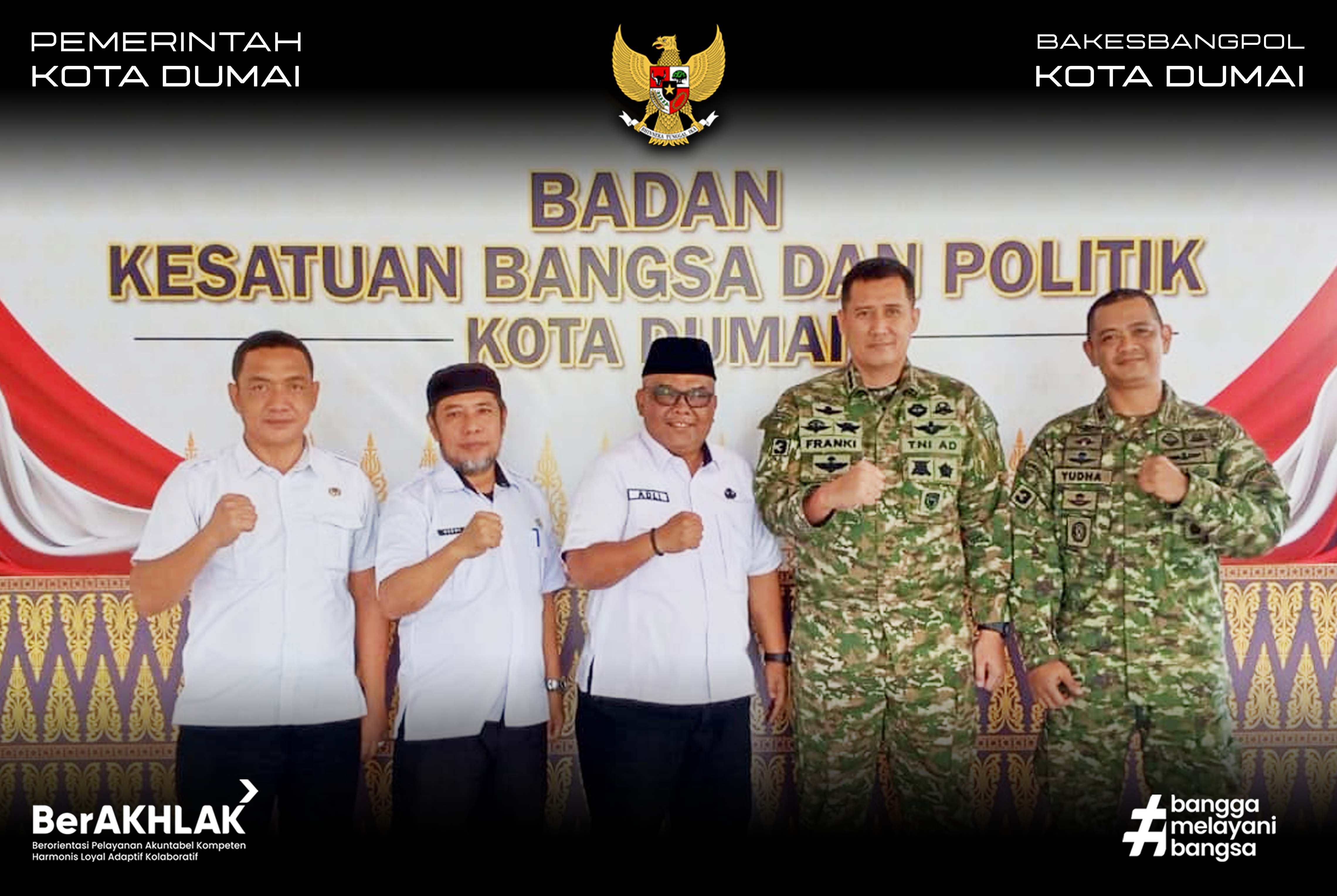 Kunjungan Kerja Wakil Komandan Grup 3 dan Komandan Batalyon 31 Kopassus